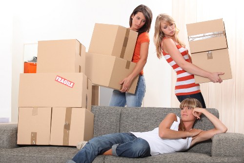 Efficient unpacking setup in a Harringay property after relocation